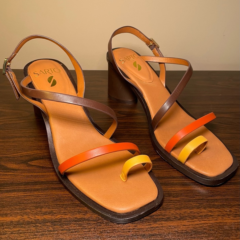Franco Sarto Rache Sandals, Brown 9M
